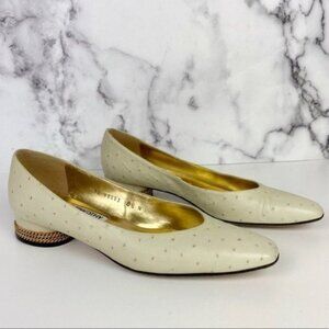 Vintage 80's Mint Green Leather Chain Wrapped Heels